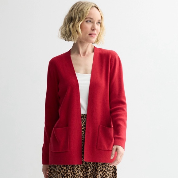 Croft & Barrow Classic Red Cardigan size XL - Picture 2 of 8